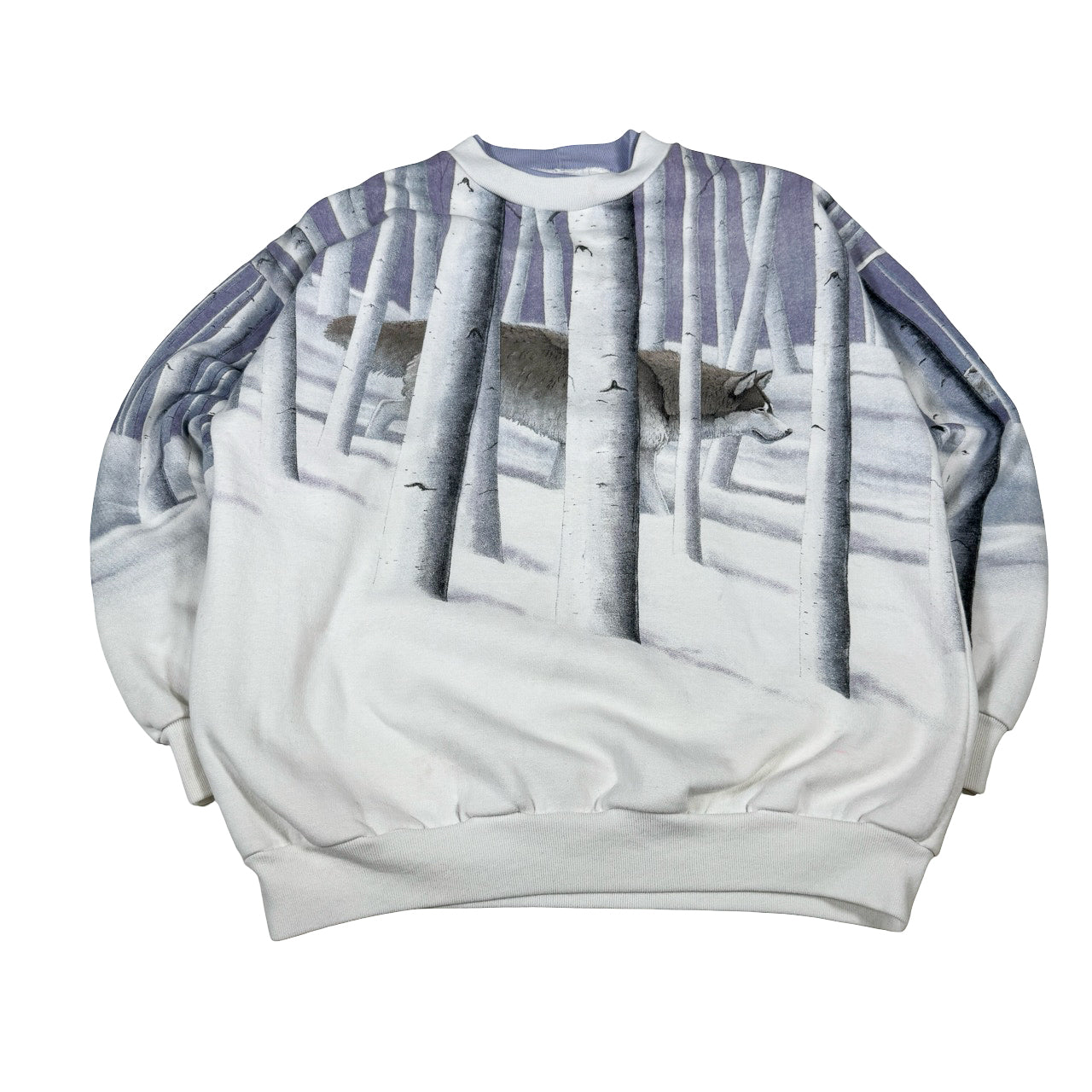 National Wildlife Federation Nature Wolf Crewneck Sweatshirt M