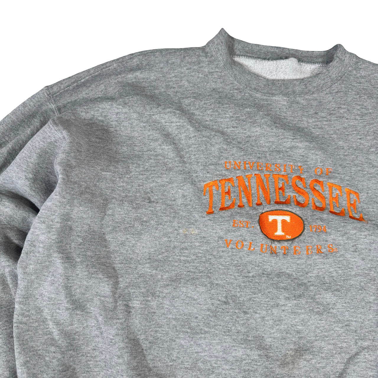 University of Tennessee Volunteers Crewneck — 90s Orange Embroidered XL