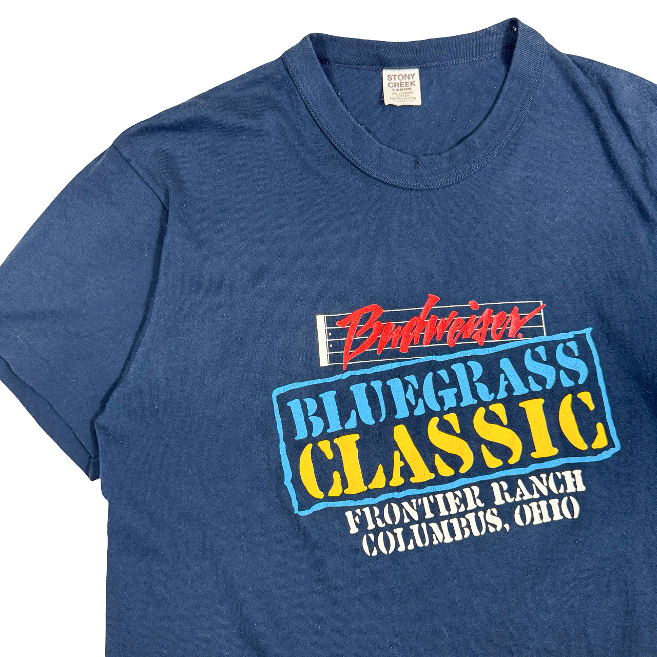 Stony Creek Budweiser Bluegrass Classic Tee Vintage T-Shirt
