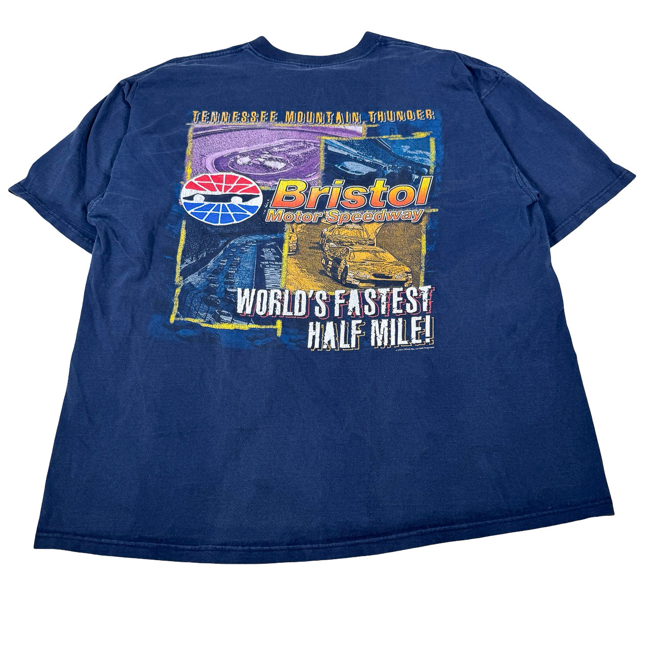NASCAR Bristol Motor Speedway Navy T-Shirt Size XXL