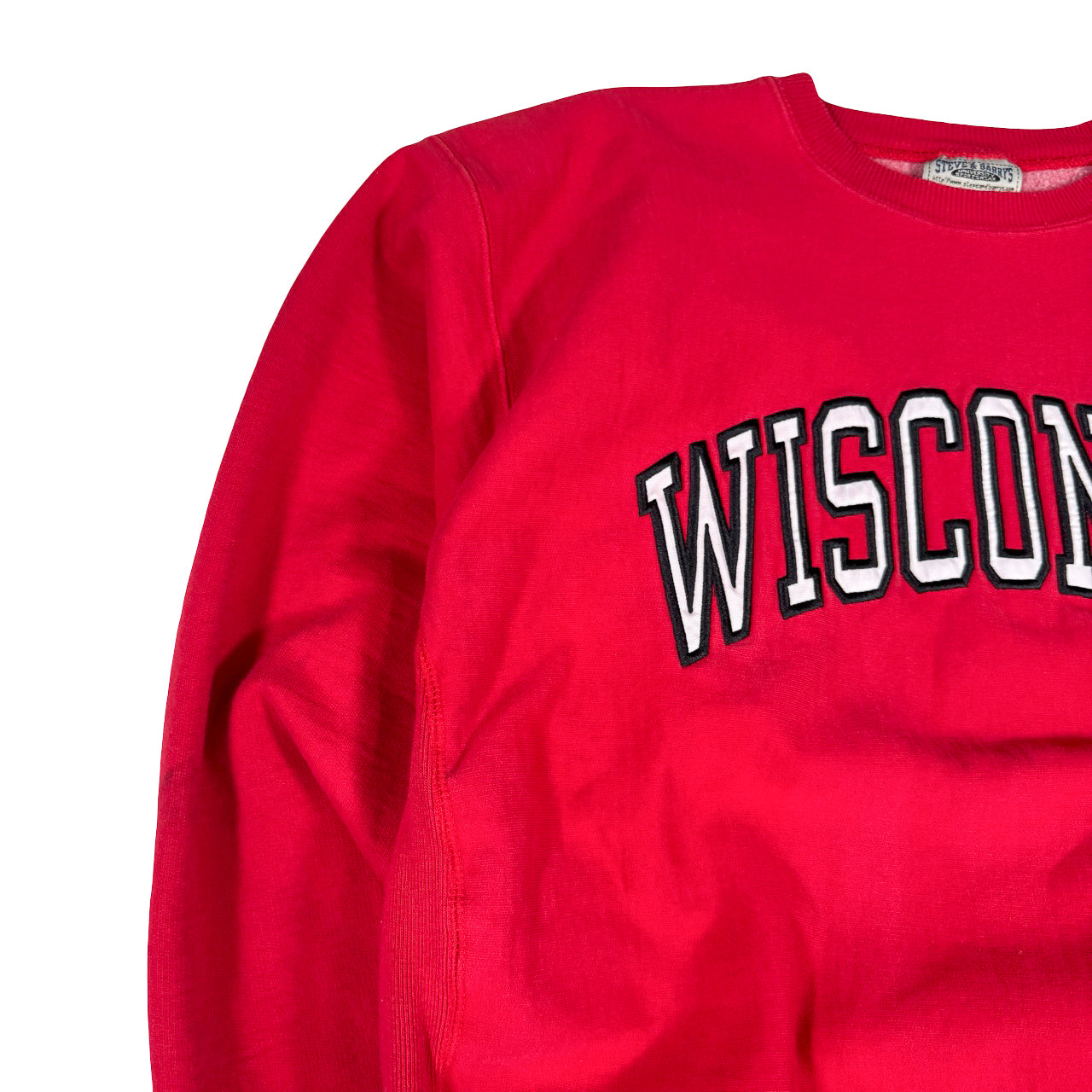 Steve and Barry's Red Wisconsin Crewneck Sweatshirt XL