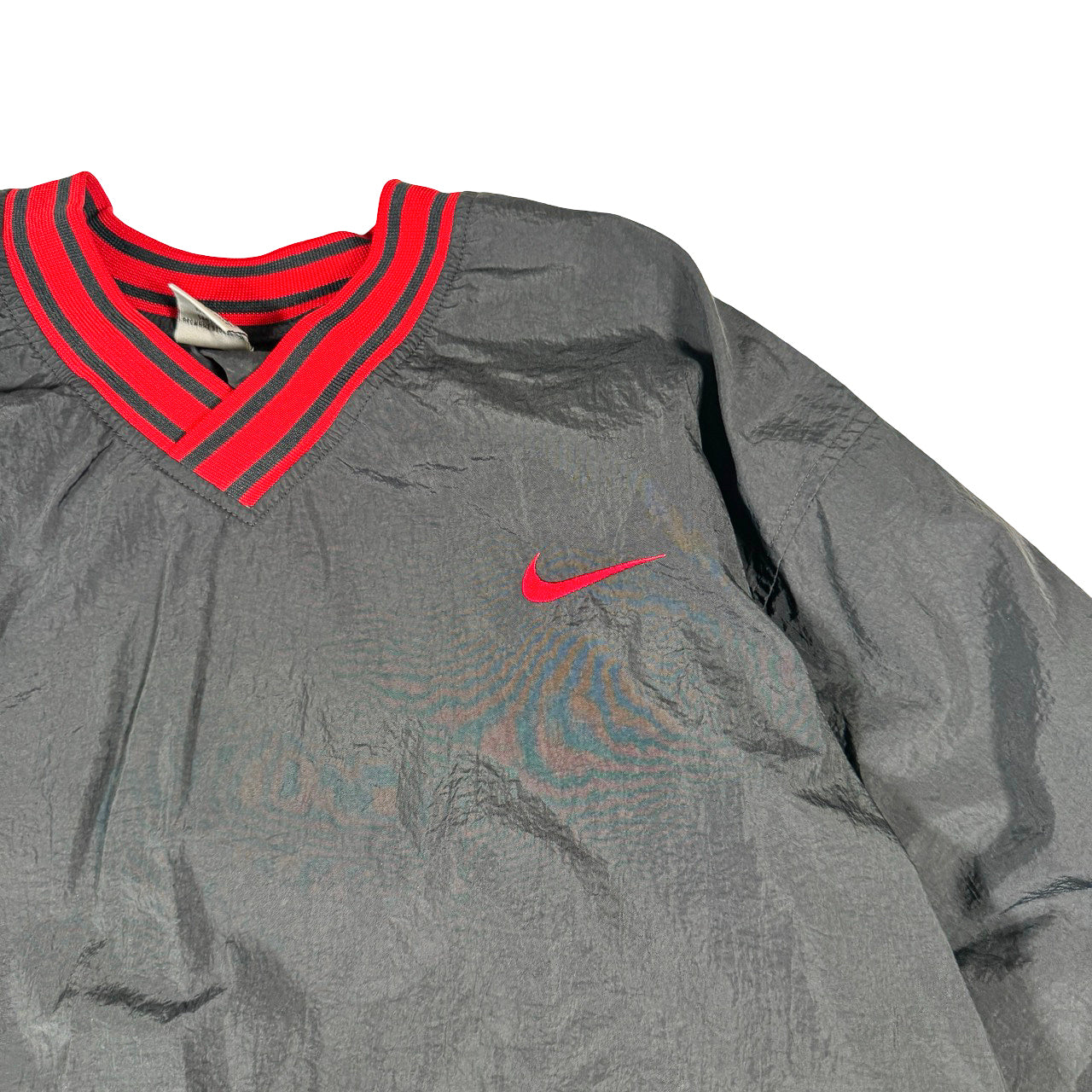 Nike Windbreaker Black Red Trim XL