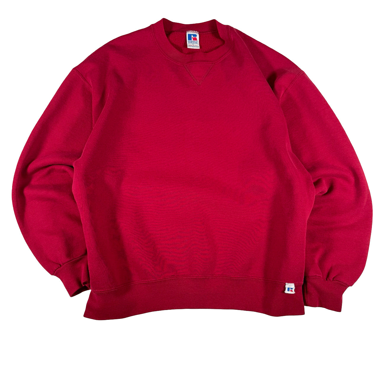 Russell Athletics Red Vintage Sweatshirt L