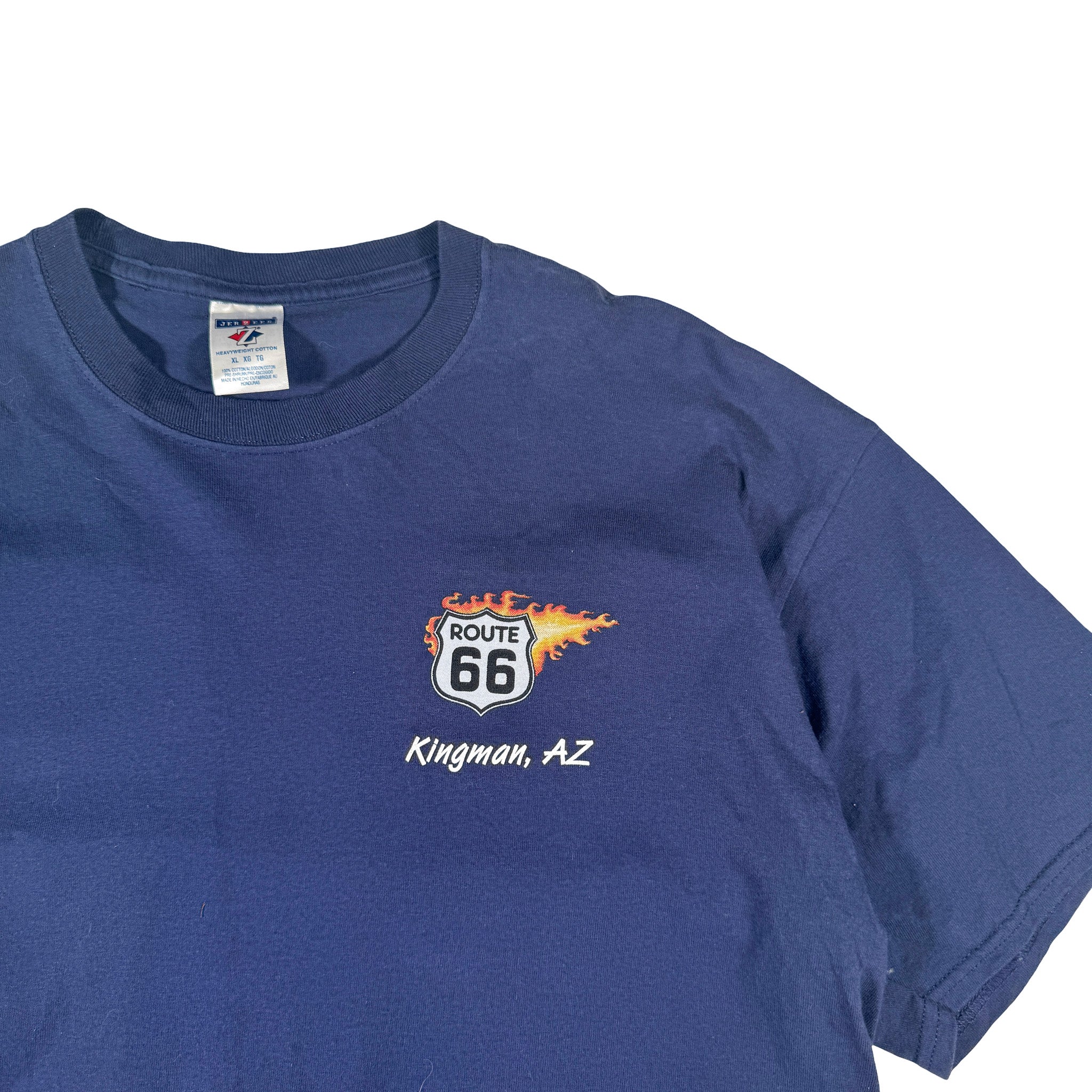 Jerzees AOP Double Stitch Route 66 Kingman Arizona Tee XL
