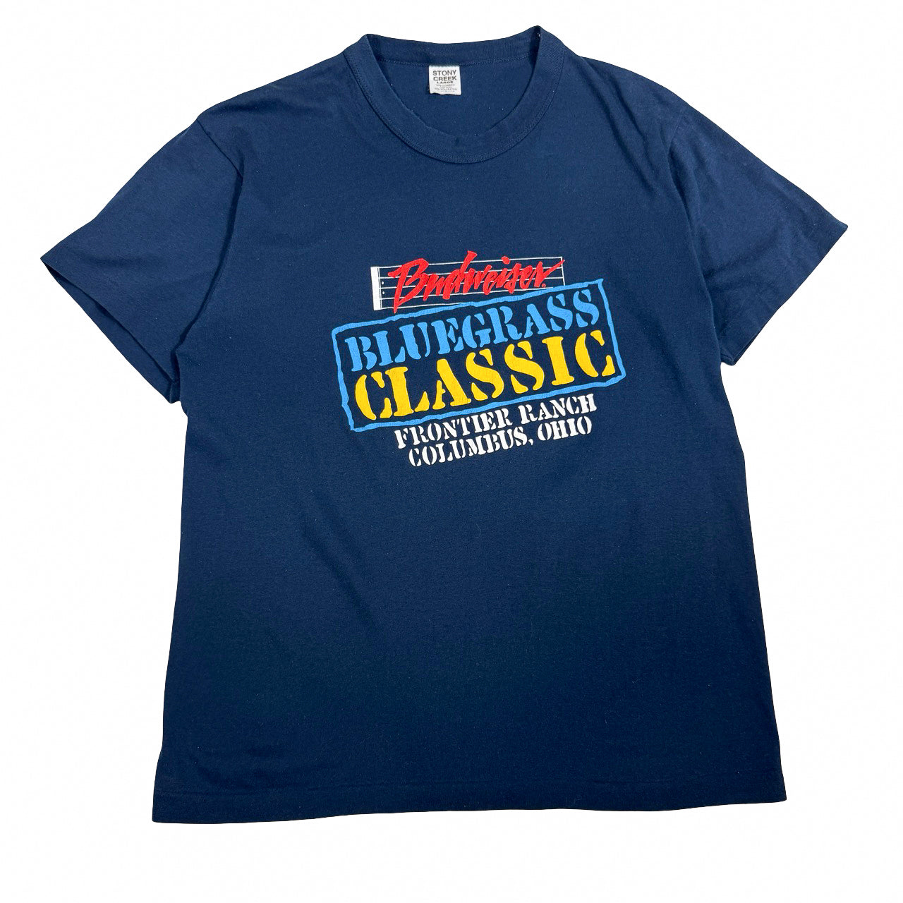 Stony Creek Budweiser Bluegrass Classic Tee Vintage T-Shirt