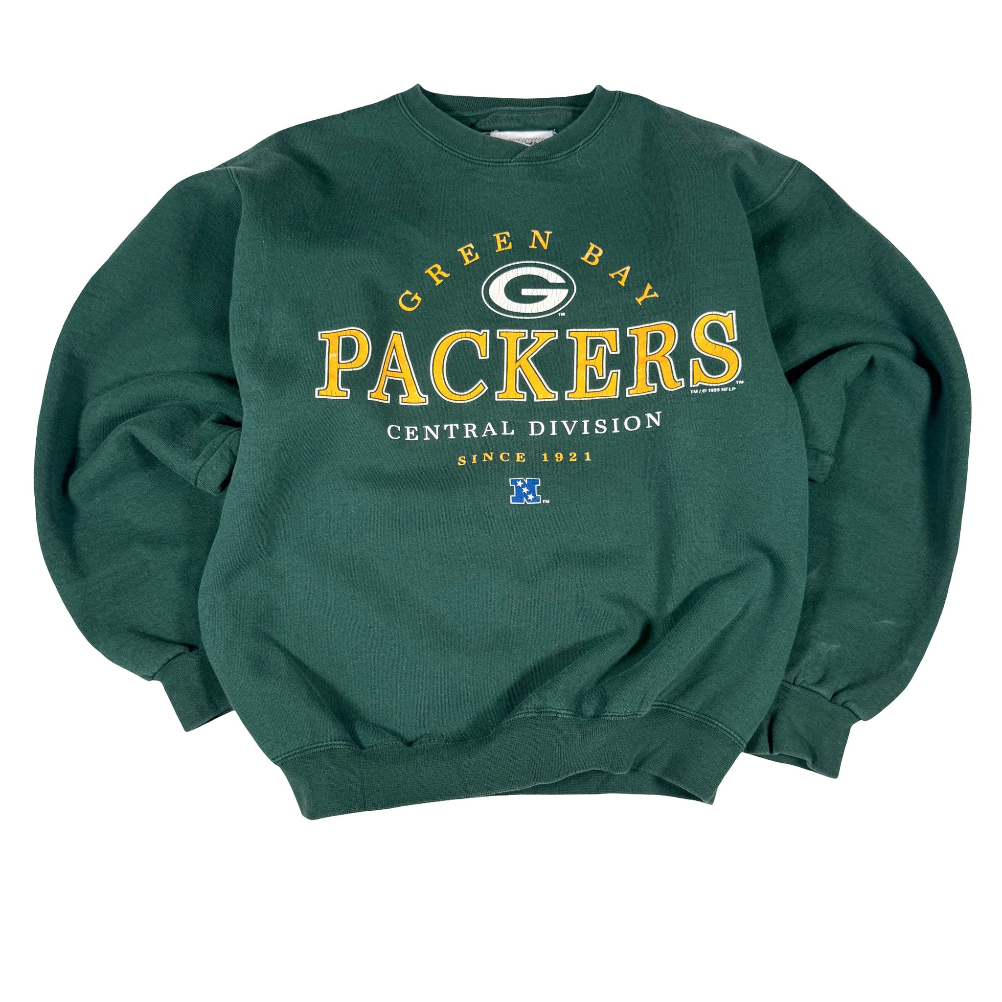 NFL Green Bay Packers Single Stitch Made in USA Sweatshirt M