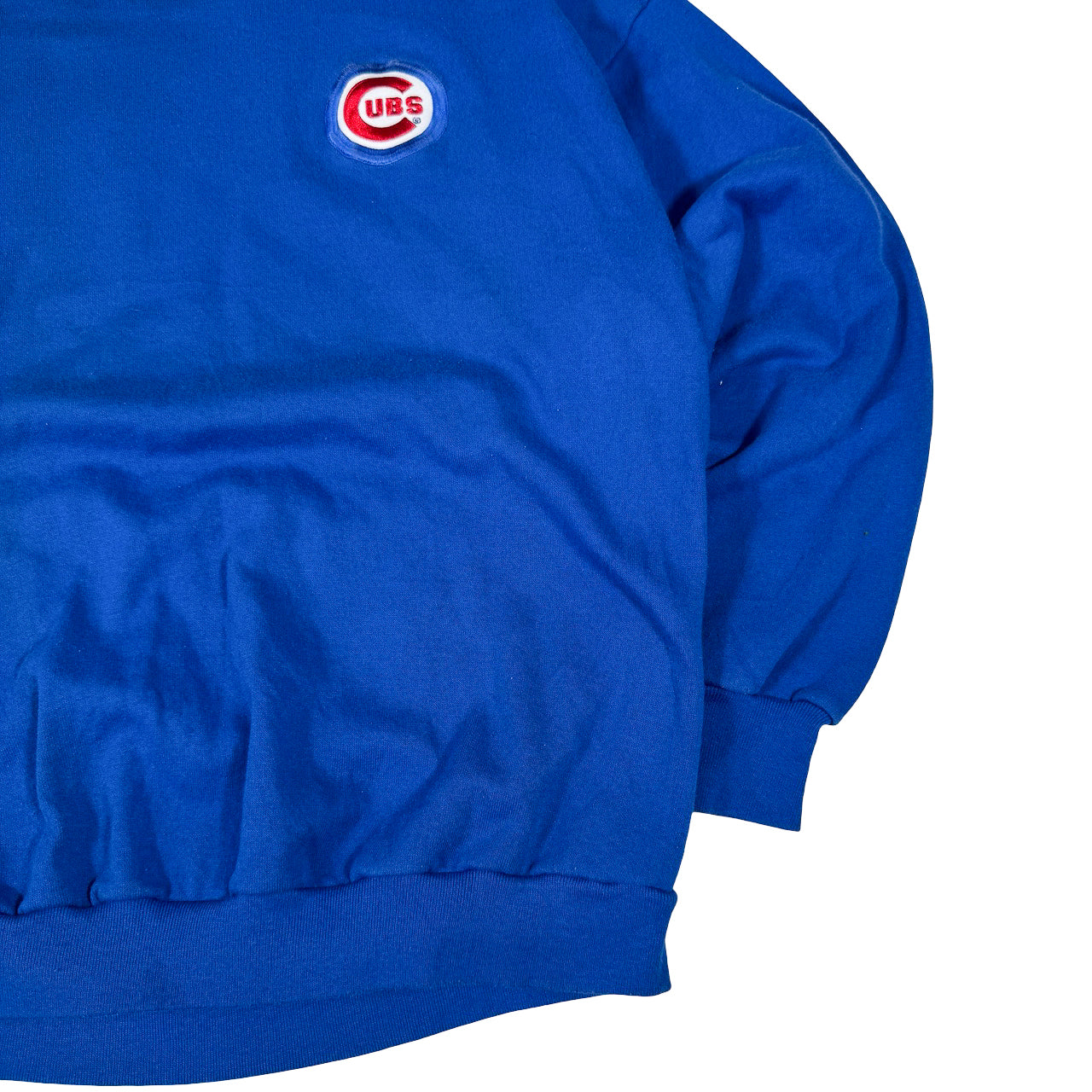 MLB Chicago Cubs Crewneck — 1990s Blue Heavyweight Sweatshirt XL