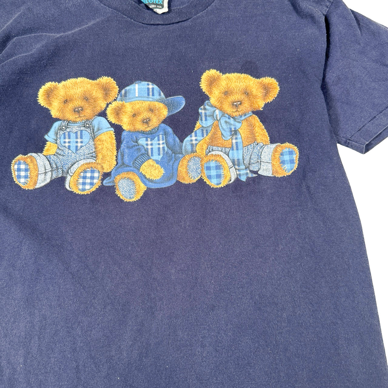 Decotex Three Teddy Bears Navy T-Shirt XL