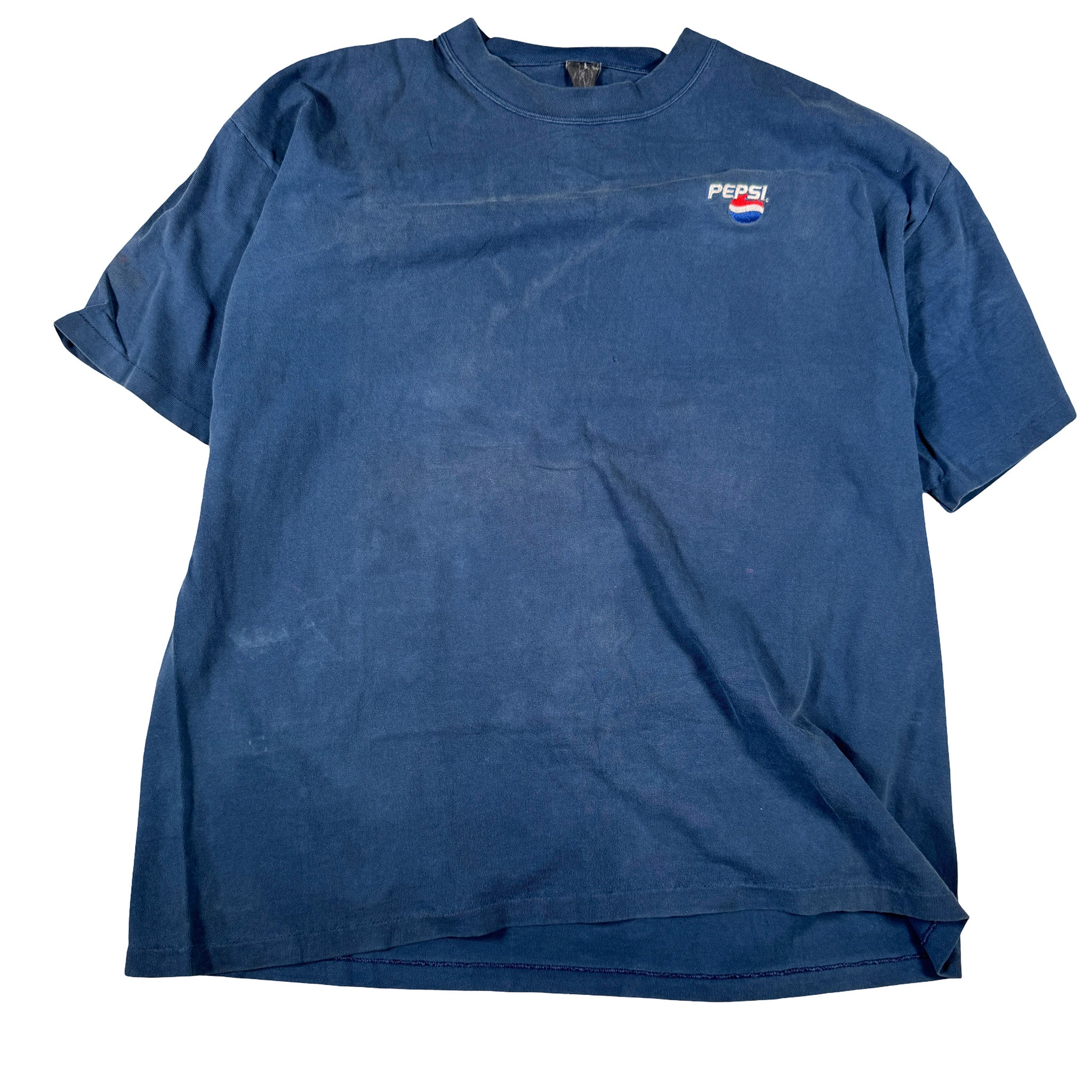 Pepsi Single Stitch Embroidered Tee