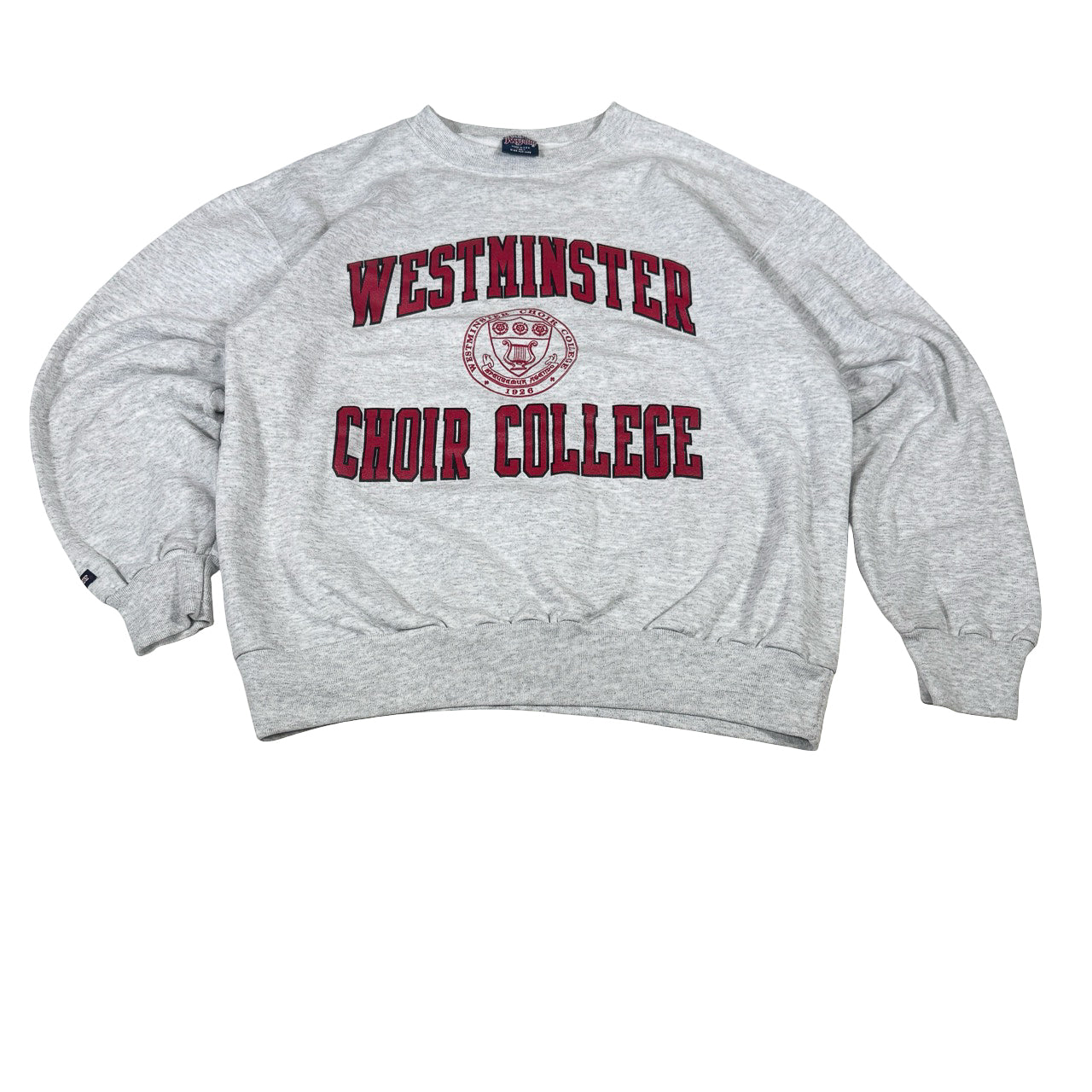 JanSport Westminster Choir College Sweatshirt — Y2K Gray/Red XL