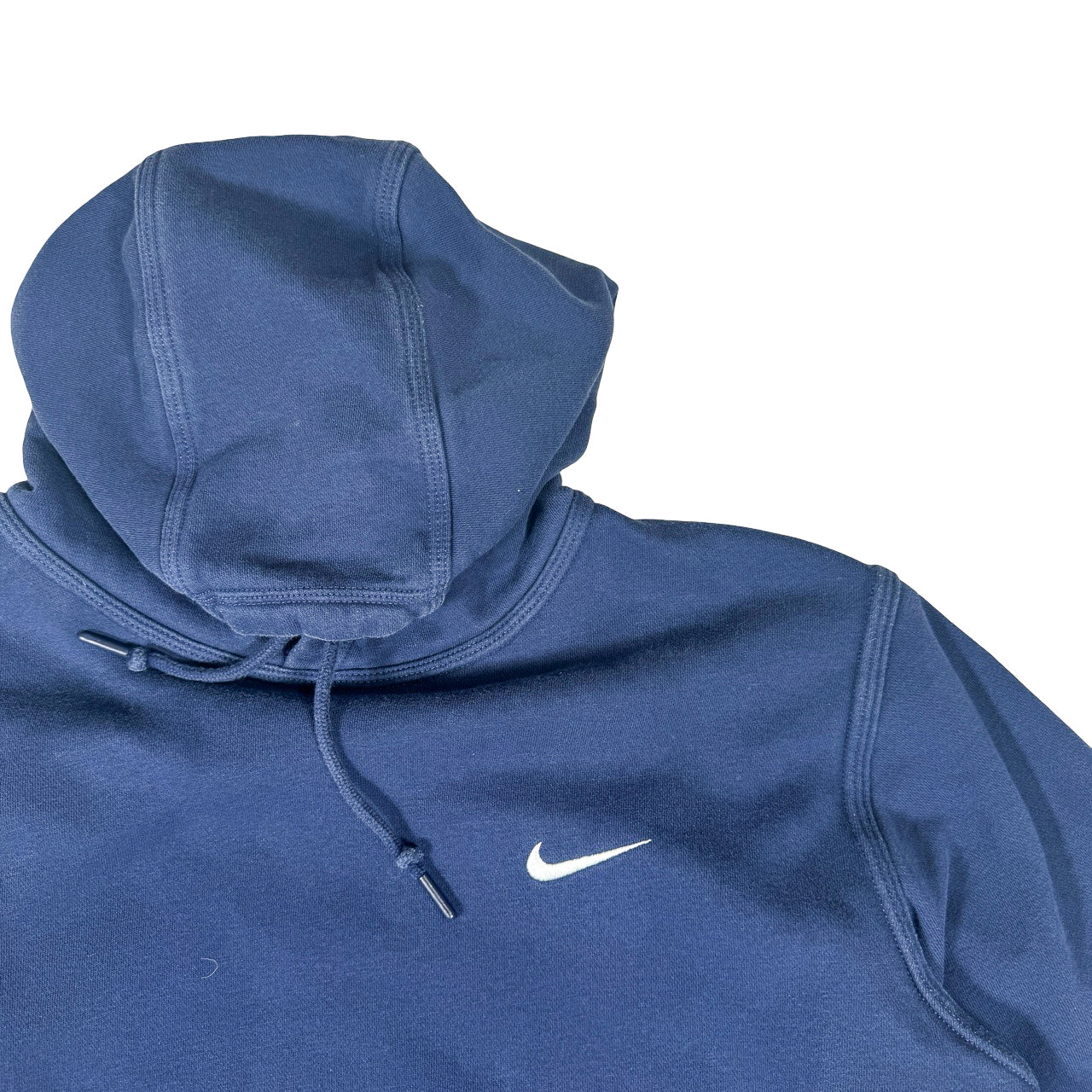 Nike Heavy Hoodie — Y2K Navy Pullover XL