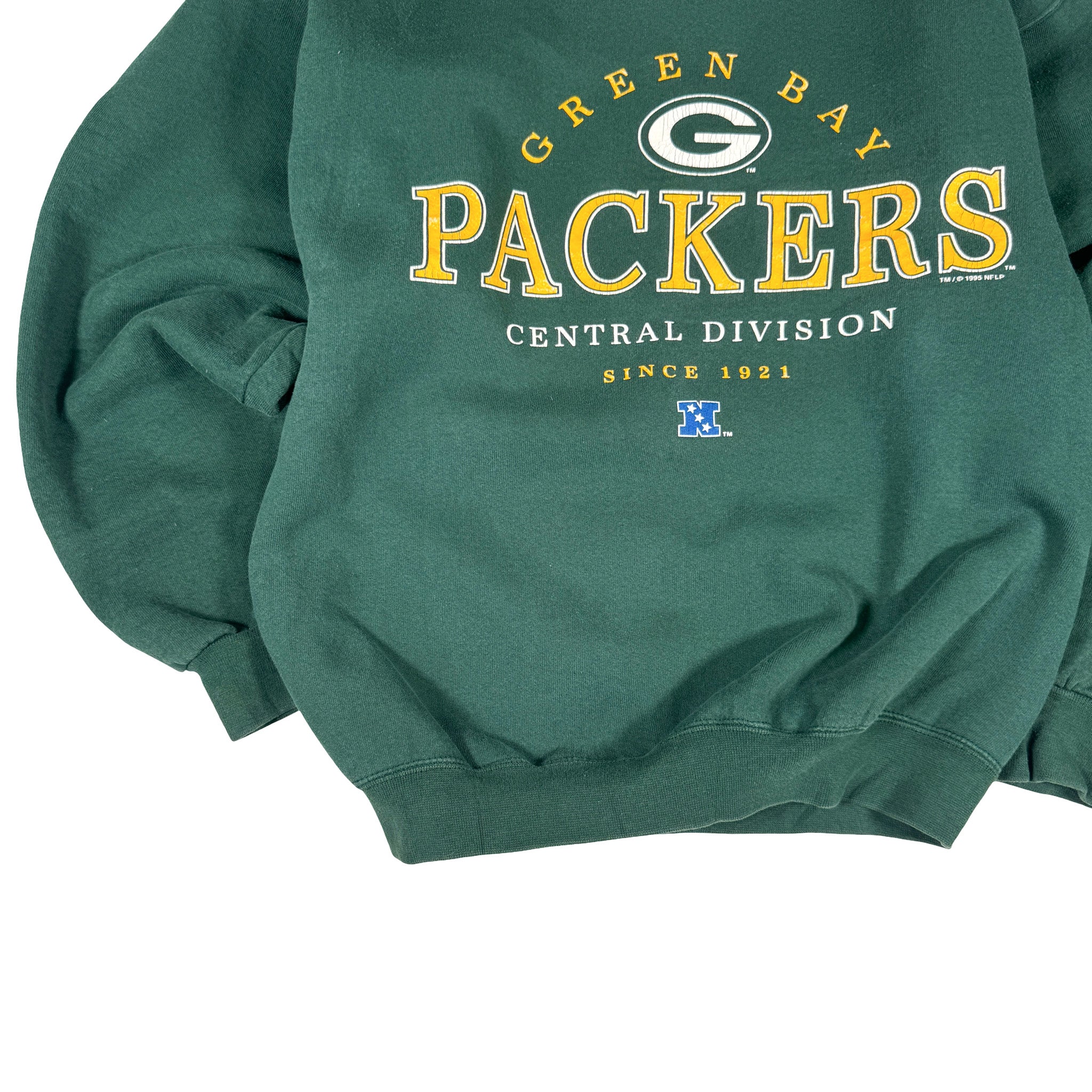 NFL Green Bay Packers Single Stitch Made in USA Sweatshirt M