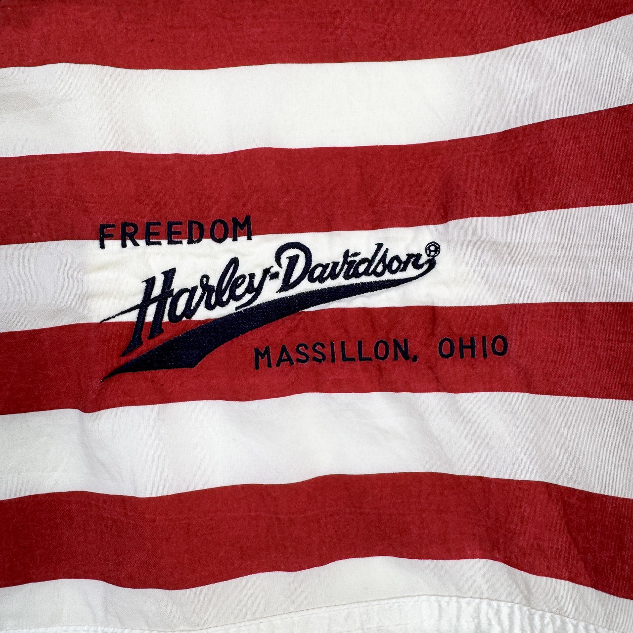 Vintage American Flag Harley Davidson  Jacket