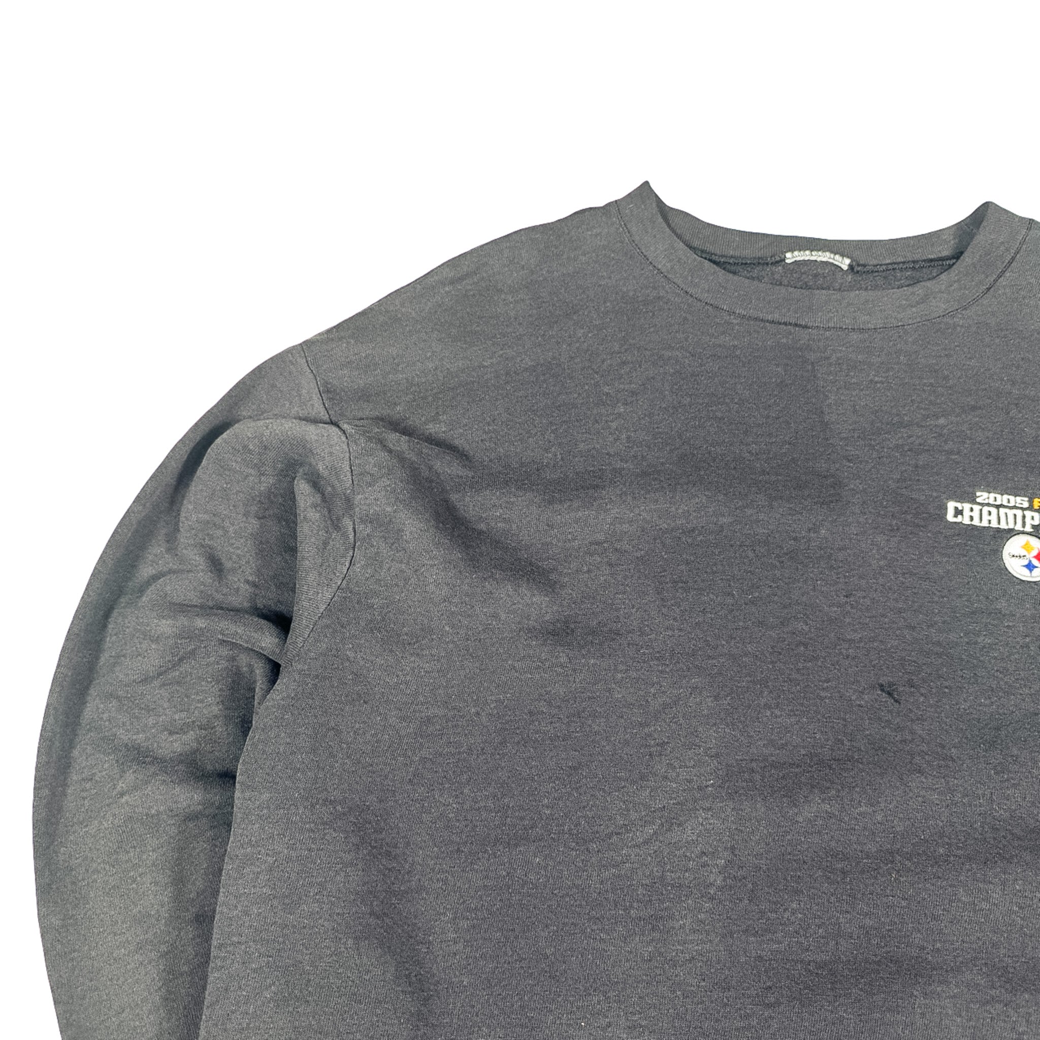 NFL Pittsburgh Steelers 2005 AFC Champions Sweatshirt Large