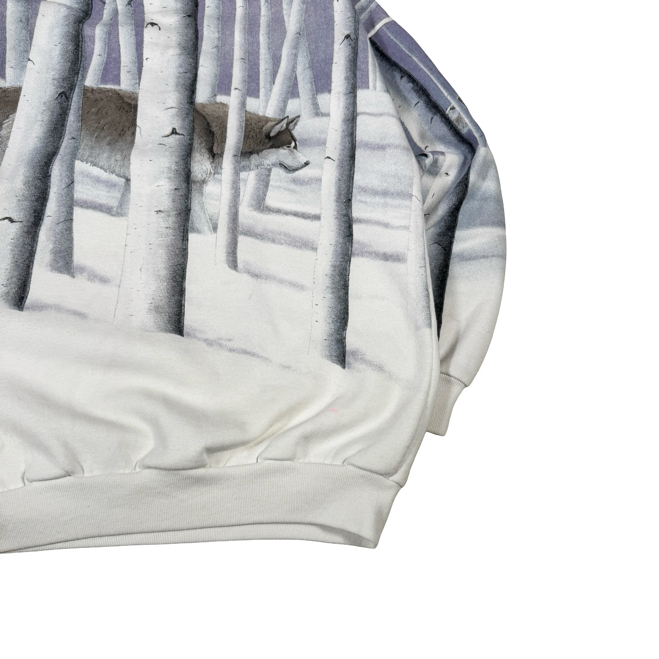 National Wildlife Federation Nature Wolf Crewneck Sweatshirt M