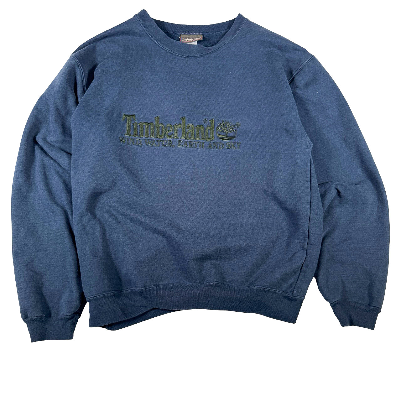 Timberland Navy Embroidered  Vintage Sweatshirt