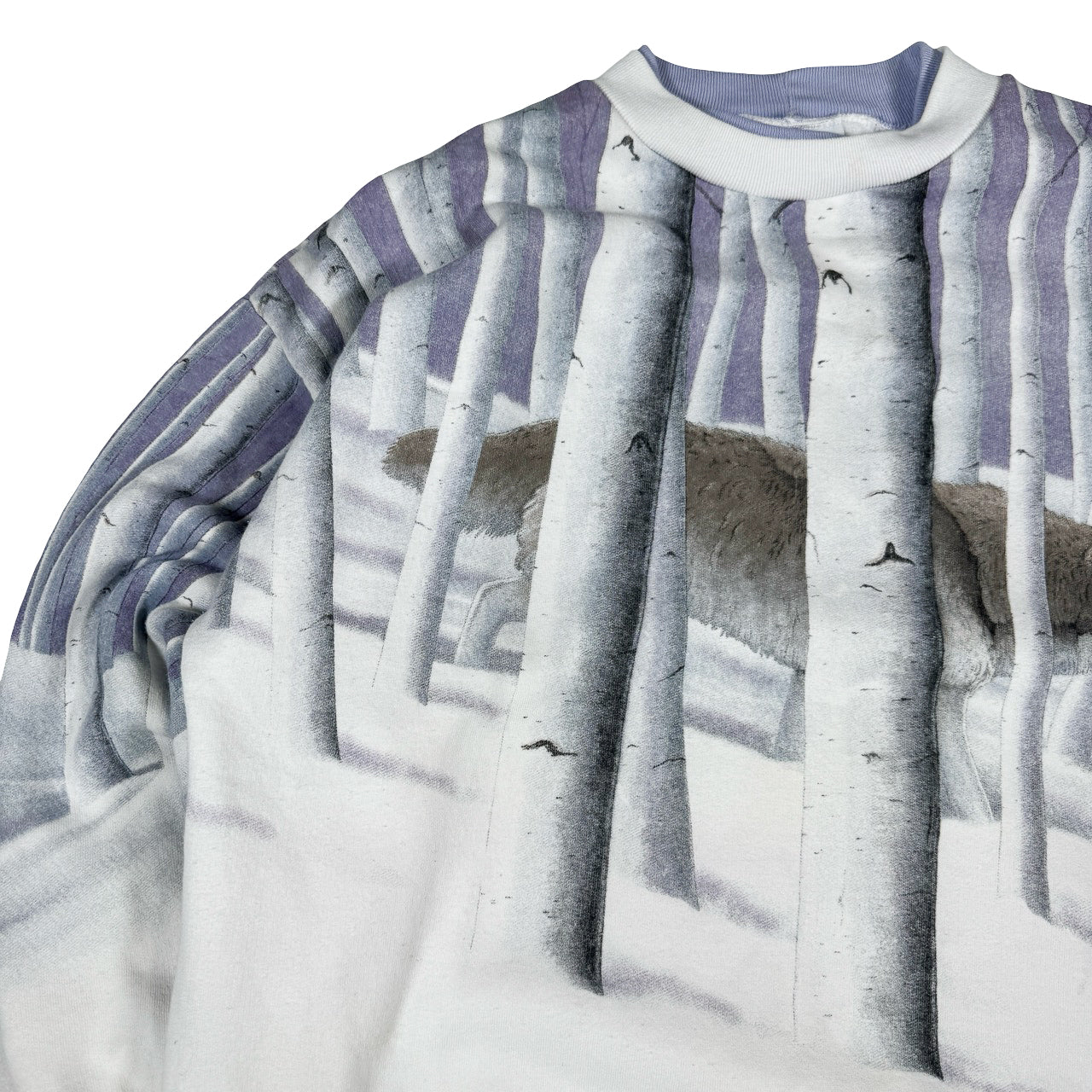 National Wildlife Federation Nature Wolf Crewneck Sweatshirt M