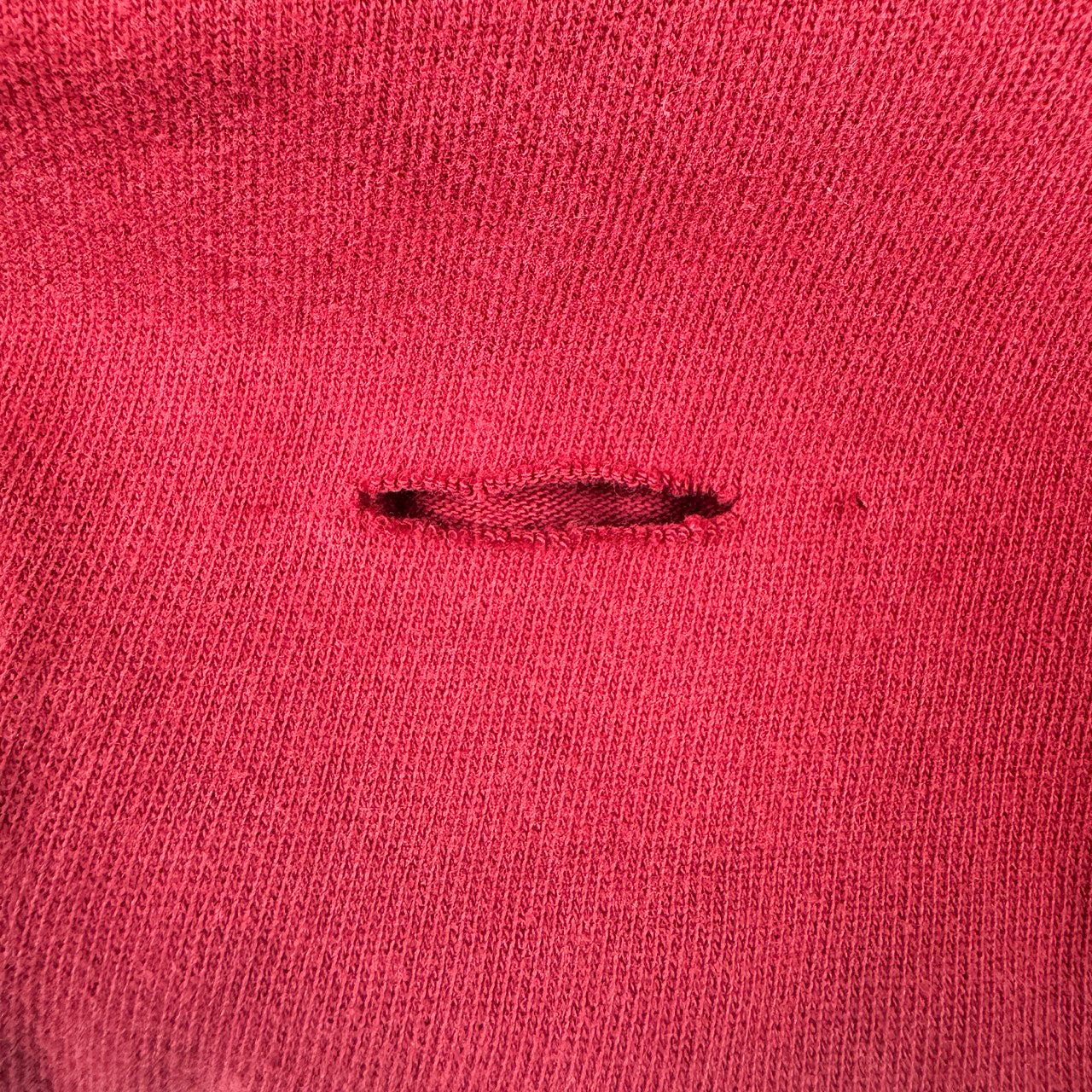 Harley Davidson Zip-Up Hoodie — Y2K Red Distressed XL