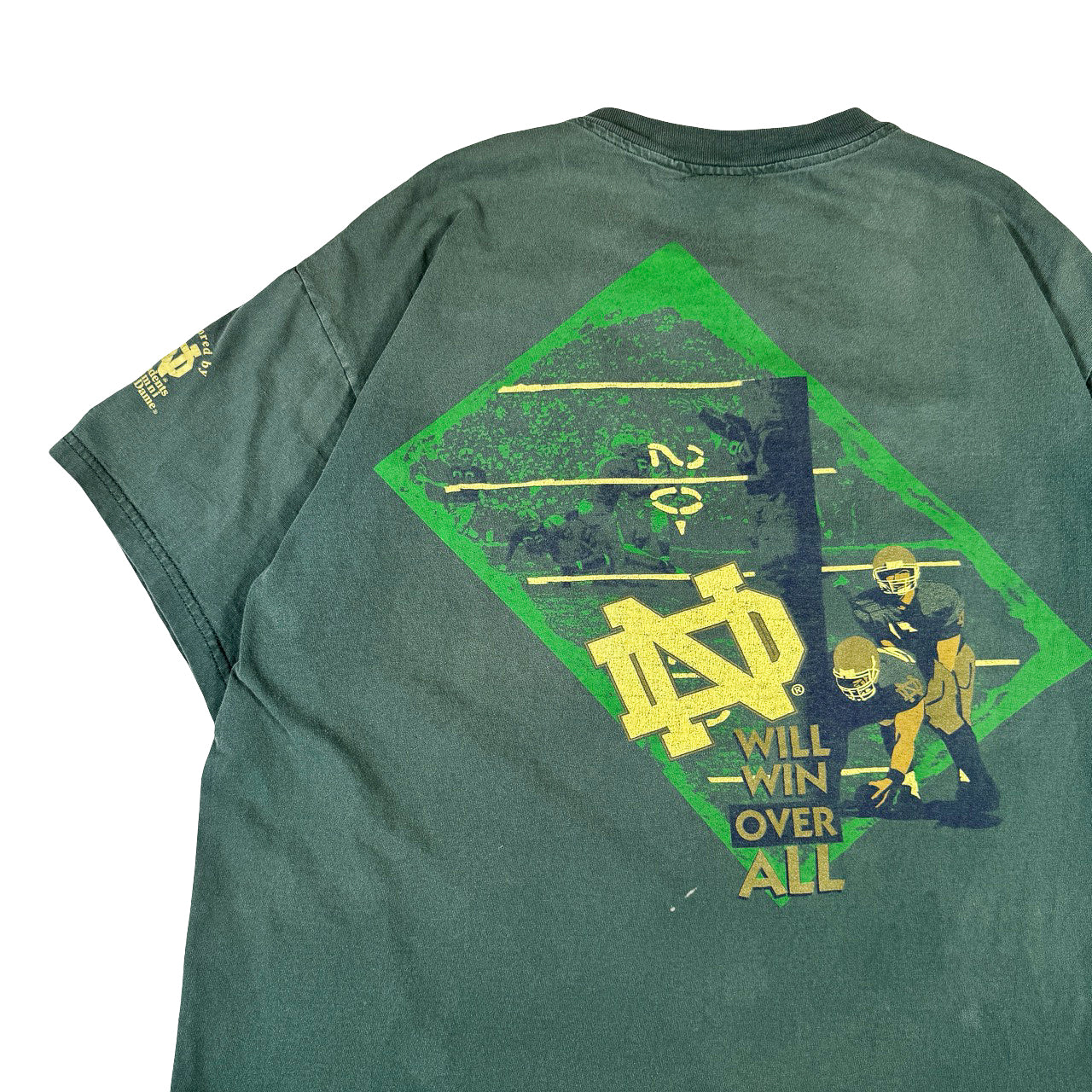 Champion Notre Dame Football Merch Vintage T-Shirt XL