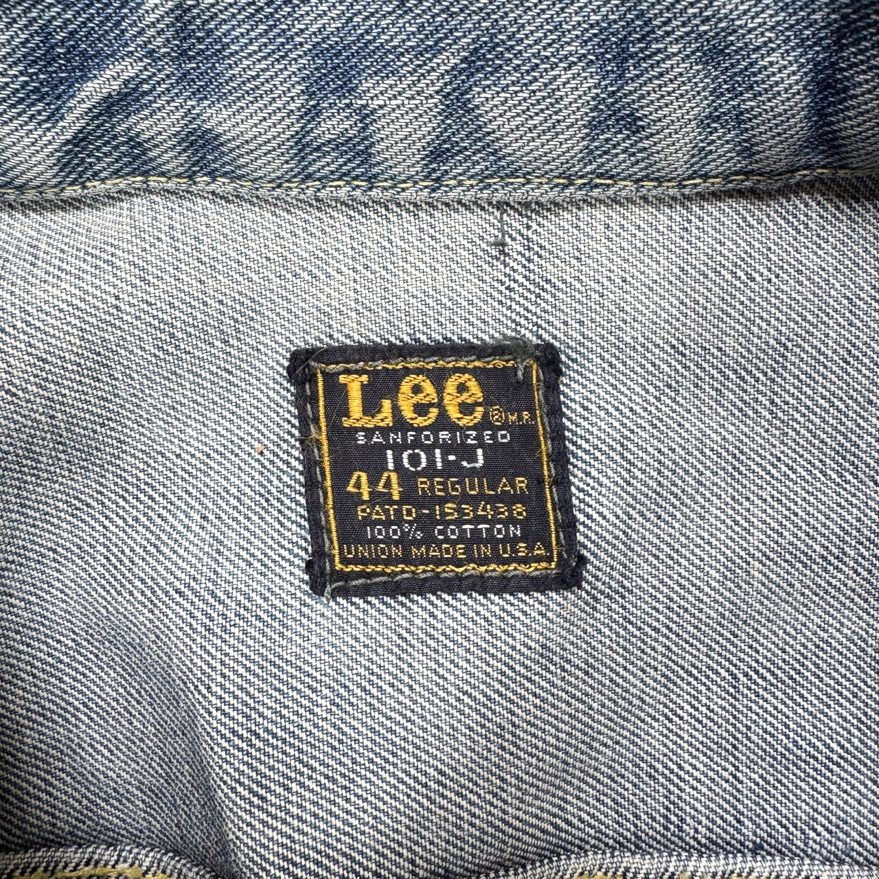 Vintage Lee Rider 1960s Lee Sanforized Denim Jacket XL