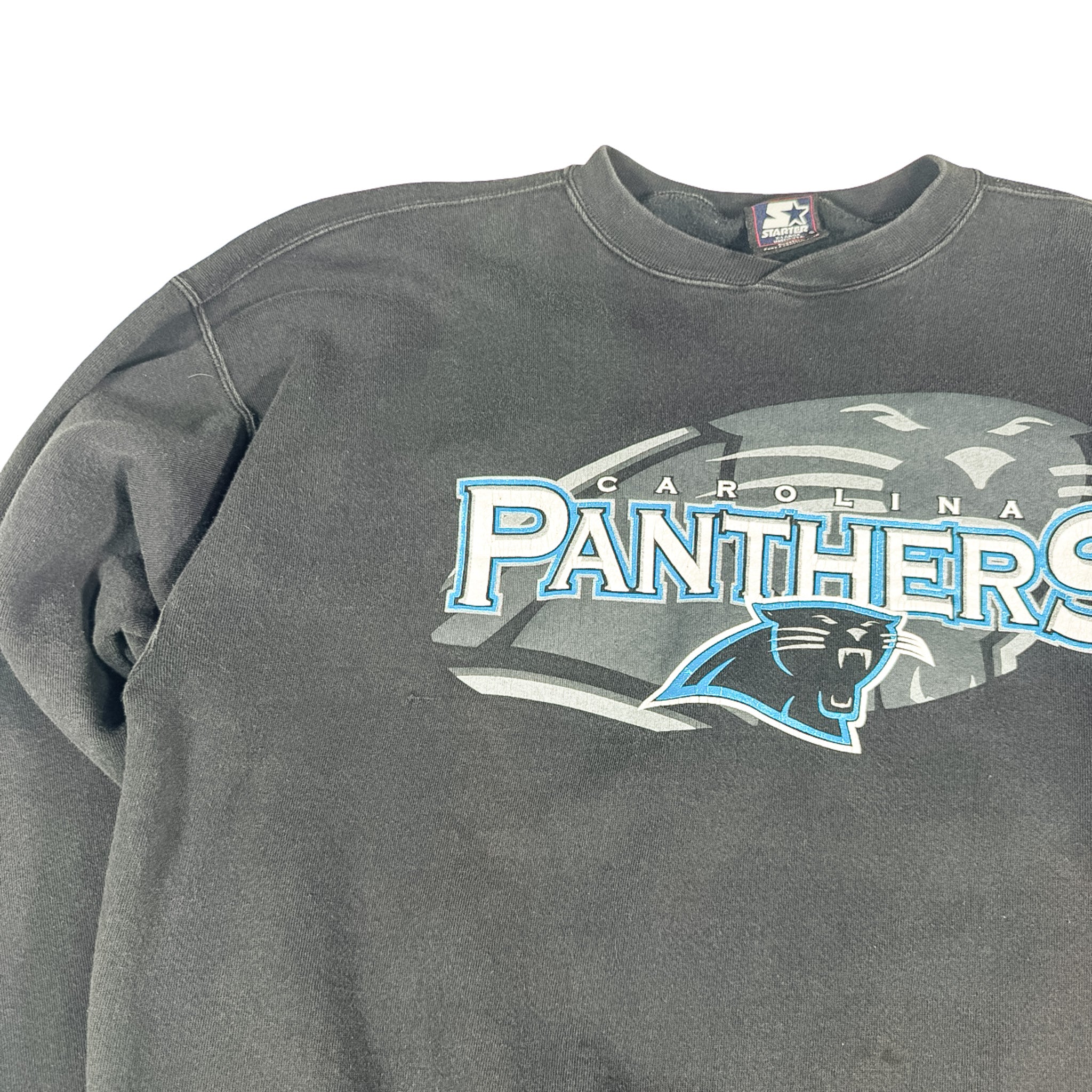NFL Carolina Panthers Black Crewneck Sweatshirt XL