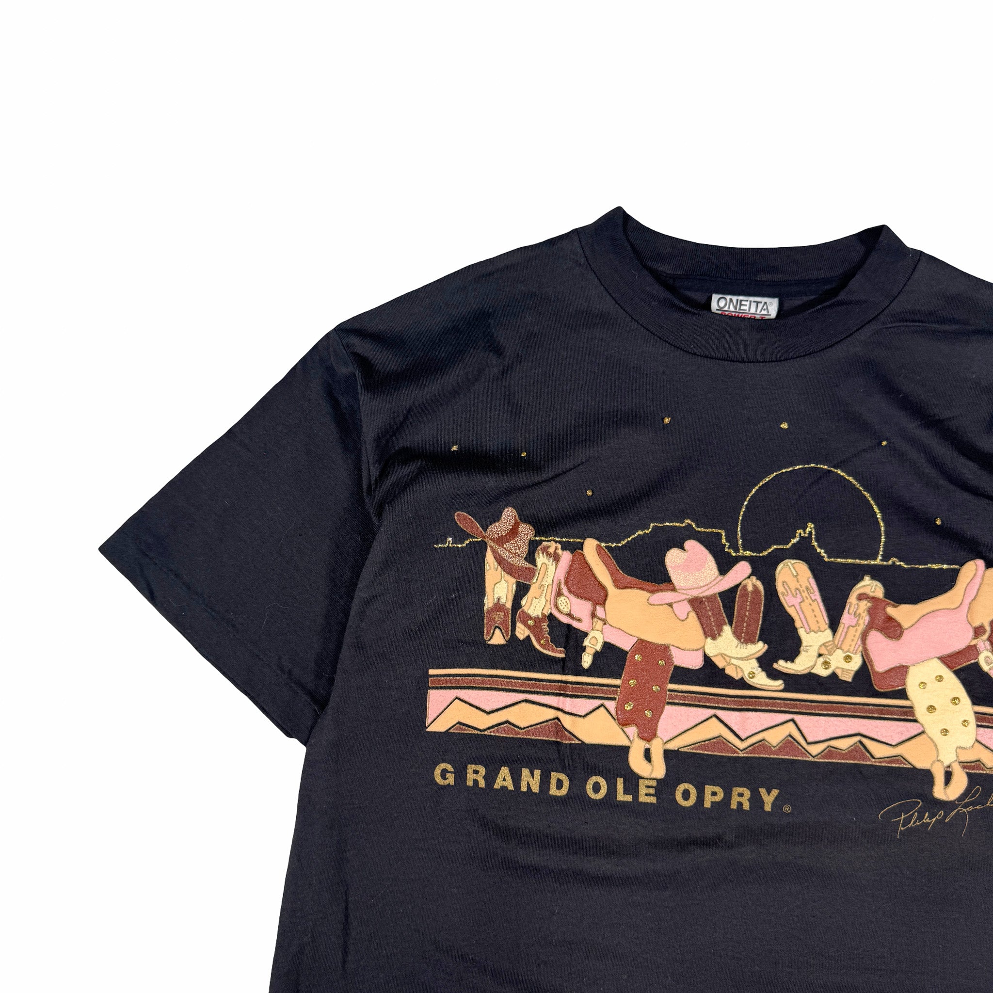 ONEITA Grande Ole Opry Single Stitch Made in USA Tee L