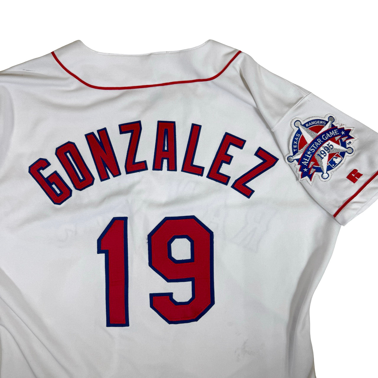 Russell Athletics Texas Rangers Gonzalez Jersey Vintage Jersey