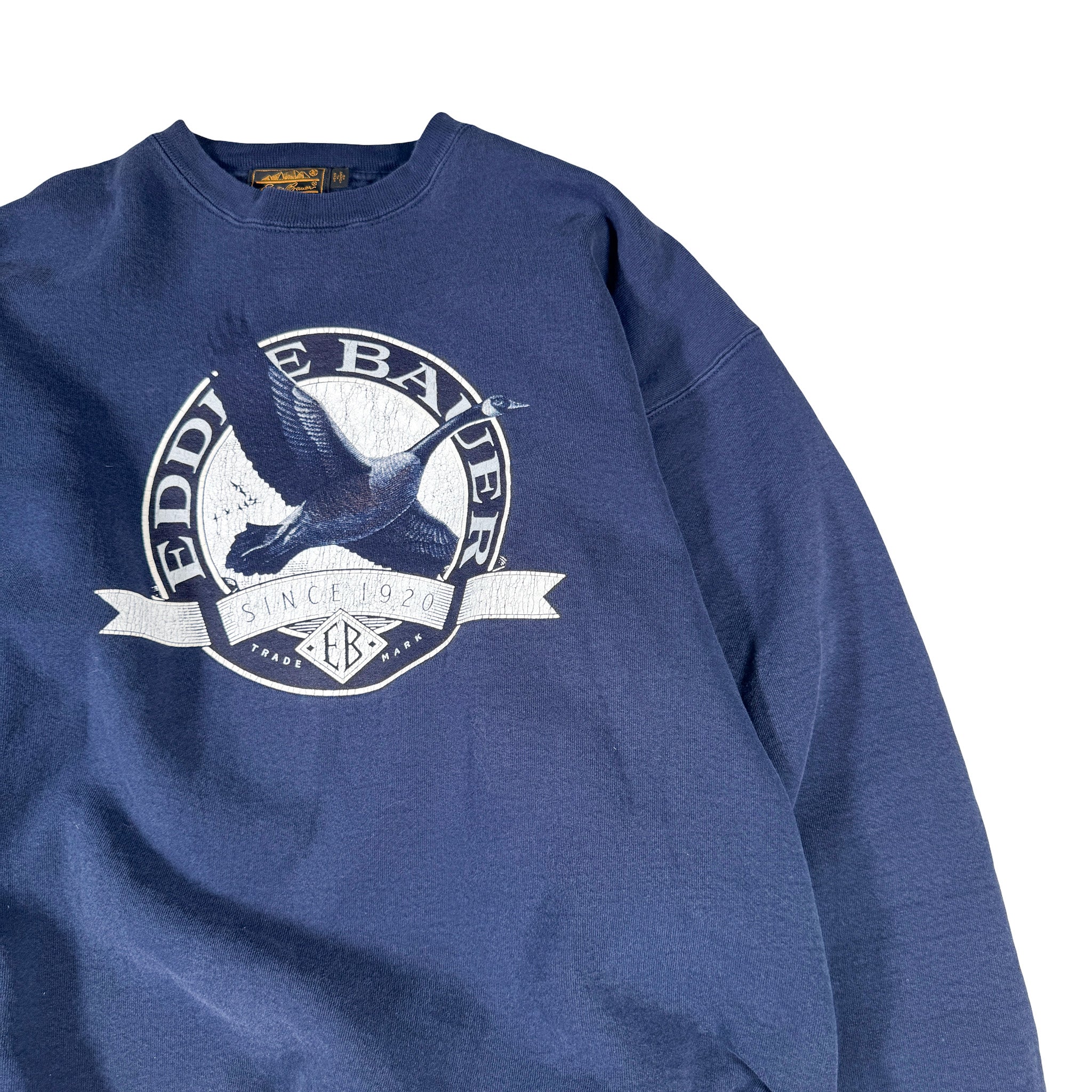 Eddie Bauer Goose Made in USA Double Stitch Sweatshirt XL