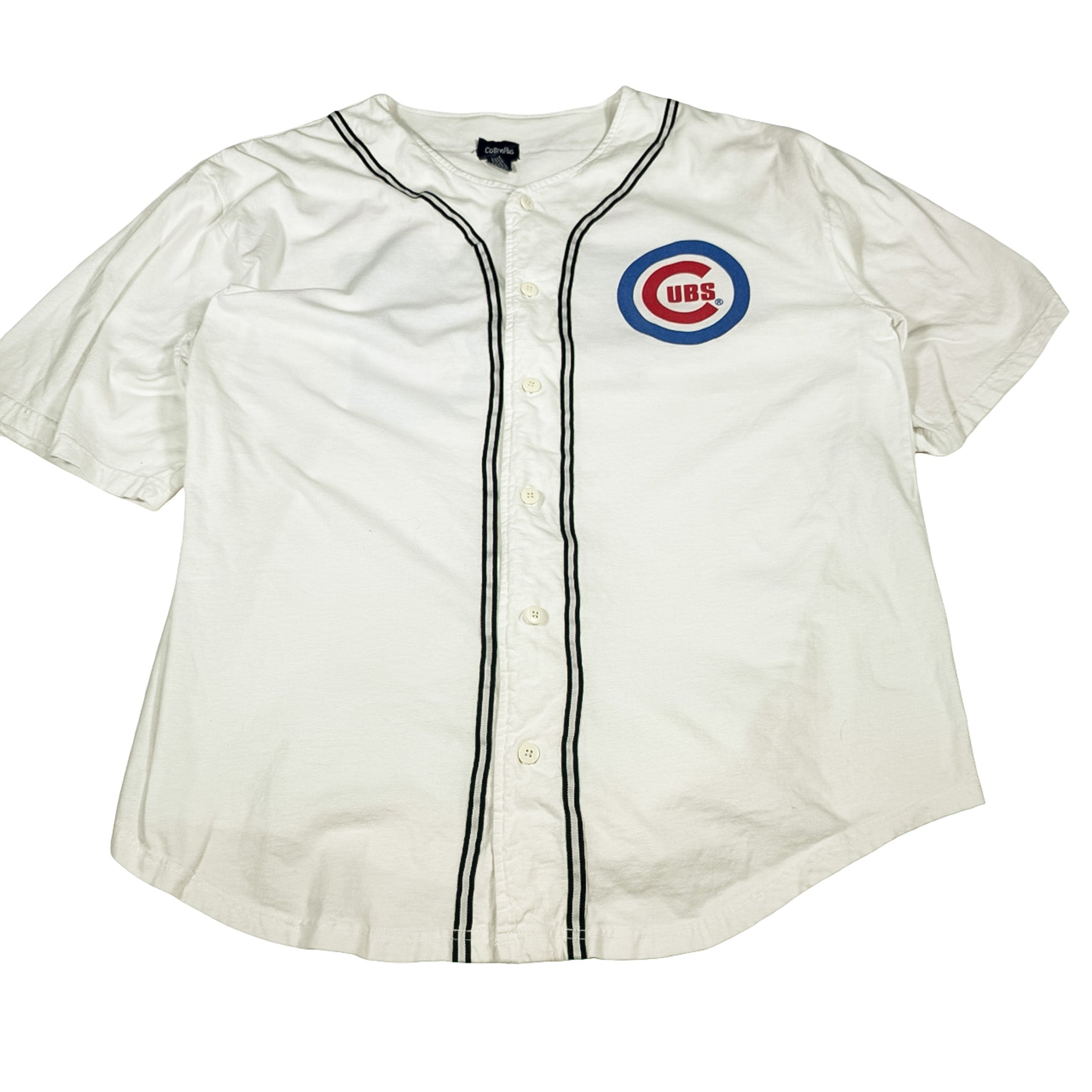 MLB Chicago Cubs Cotton Jersey White XL