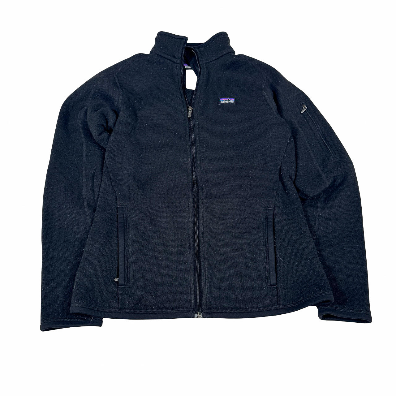 Patagonia Zip-Up Fleece — Y2K Black Small