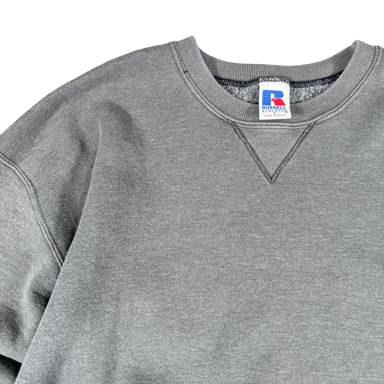 Russell Athletics Grey Vintage Sweatshirt L