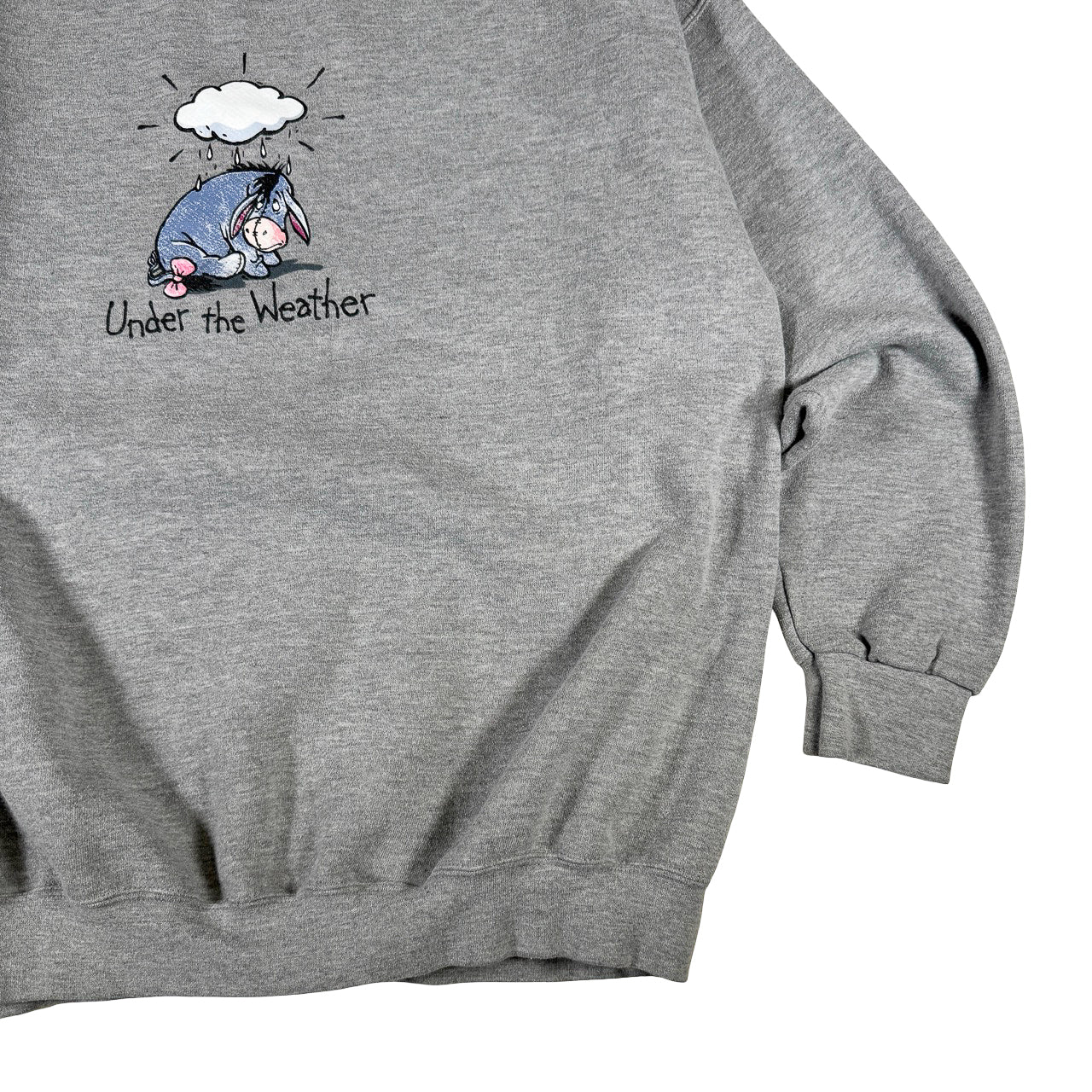 Disney Grey Eeyore  Vintage Sweatshirt XXL