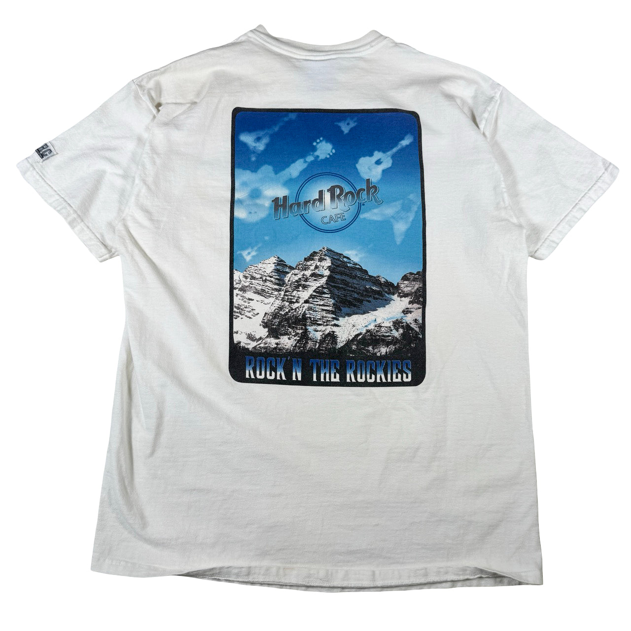 Vintage Hard Rock Cafe Denver Rockies Print Vintage T-Shirt XL