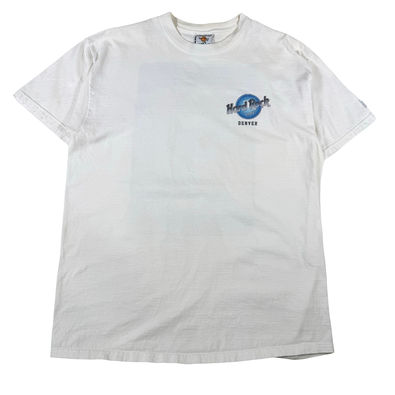 Vintage Hard Rock Cafe Denver Rockies Print Vintage T-Shirt XL