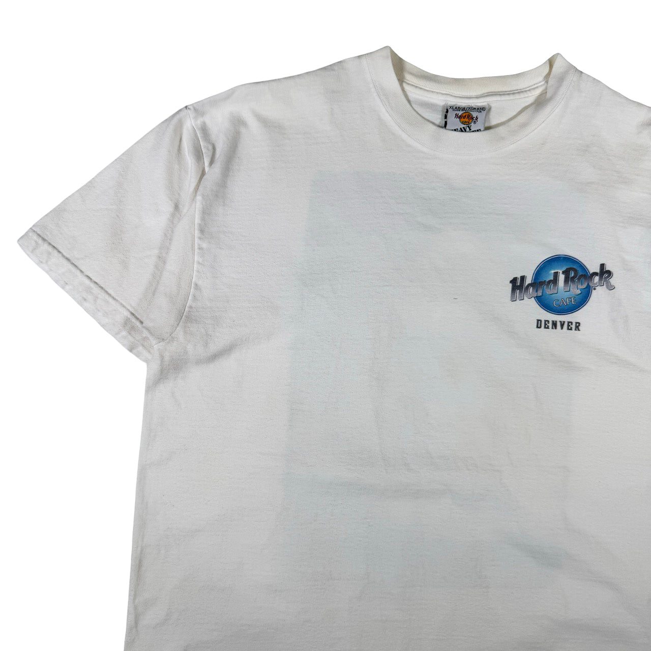 Vintage Hard Rock Cafe Denver Rockies Print Vintage T-Shirt XL