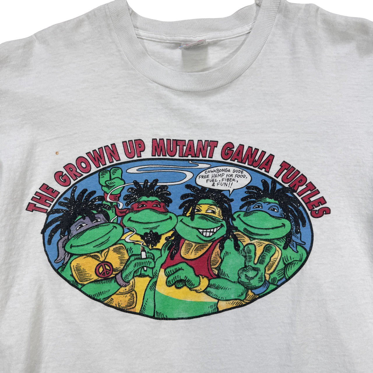 Vintage Fruit of the Loom TMNT Ninja Turtles Tee L