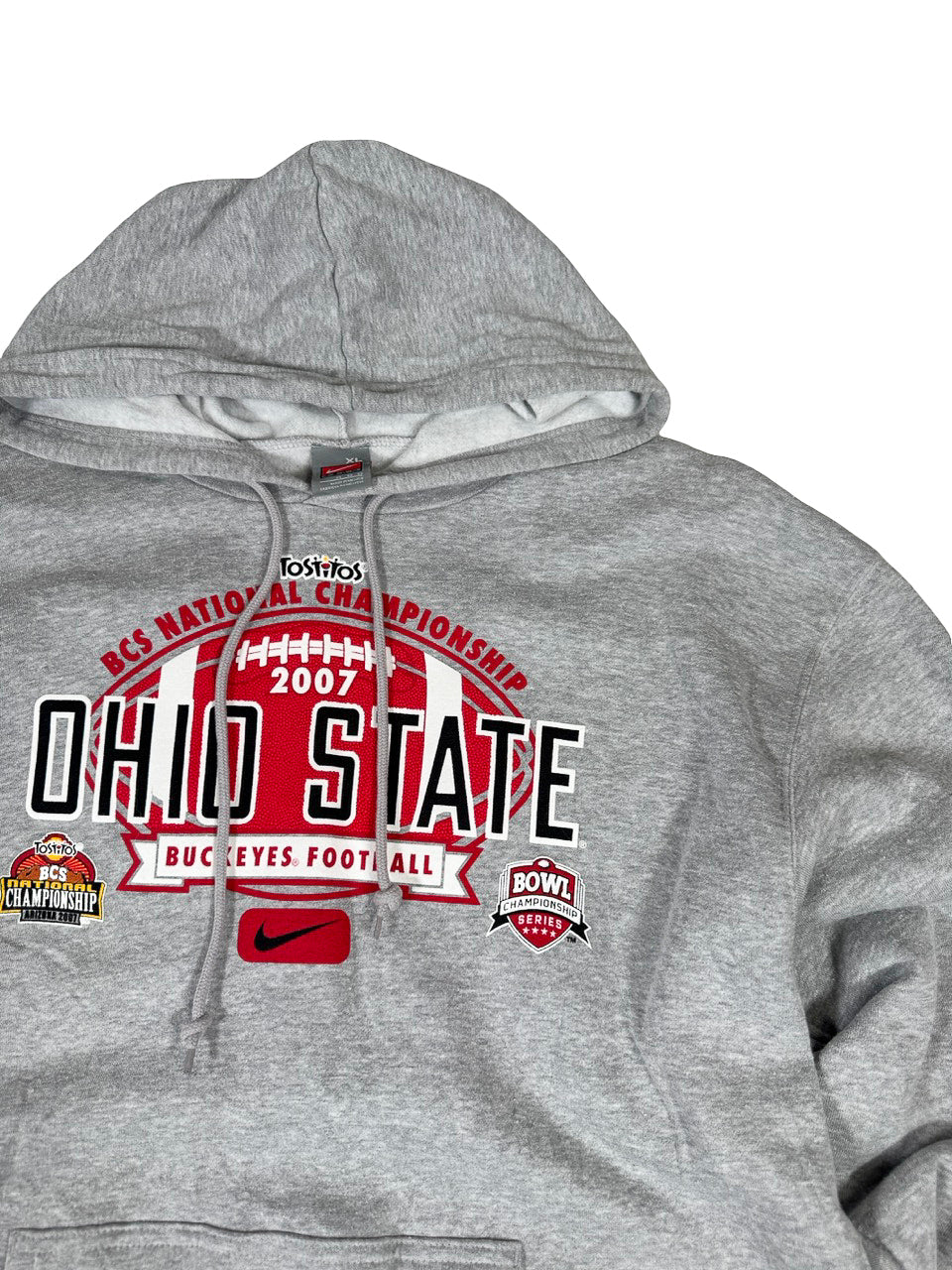 Nike Ohio State BCS Championship Hoodie — 2007 National Champions XL
