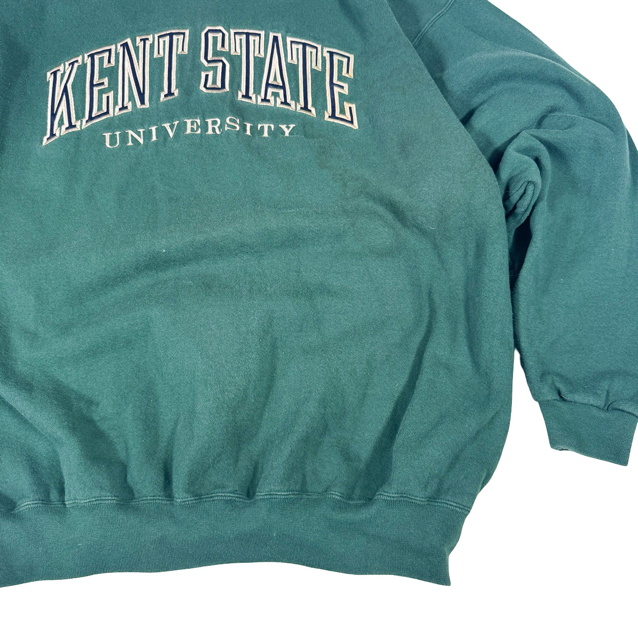 Kent State University Sweatshirt — Y2K Embroidered Lettering XXL