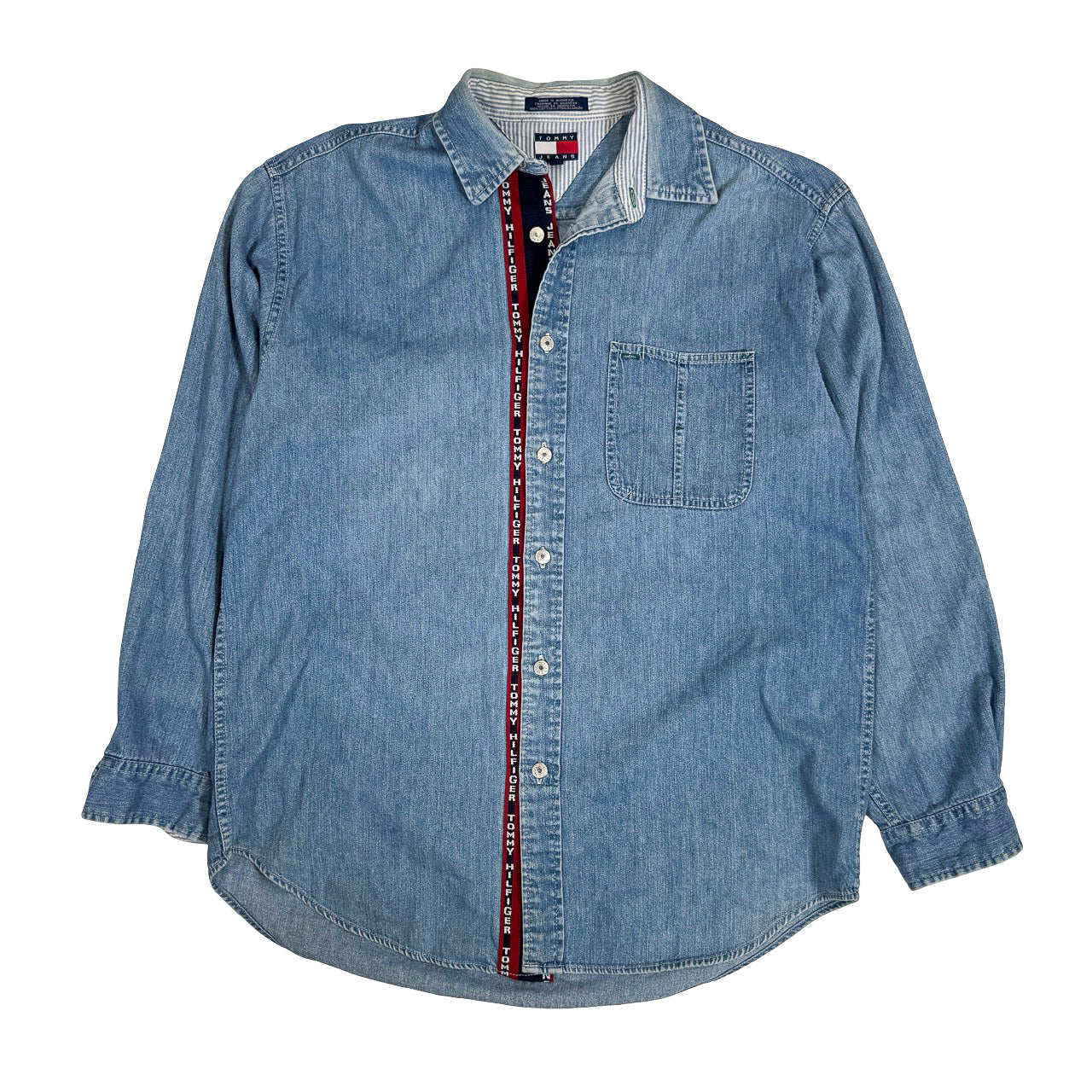 Tommy Hilfiger Jean Button up Vintage Button Up M