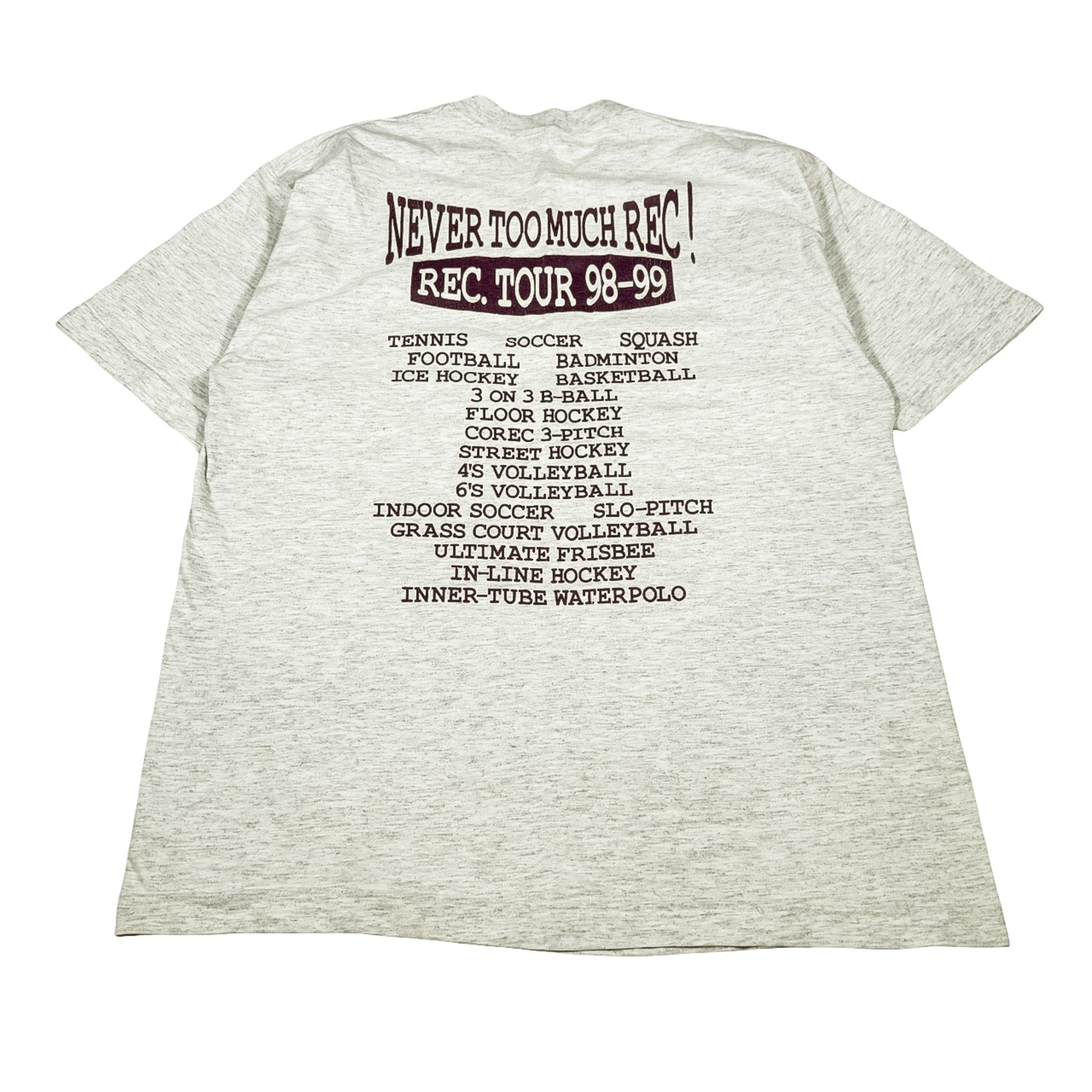 Fruit of the Loom McMaster Intramural Athletics T-Shirt Size L