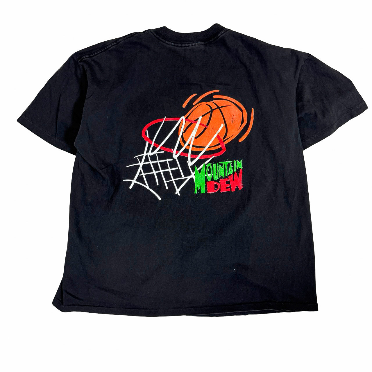 Mountain Dew Basketball Tee Vintage T-Shirt XL