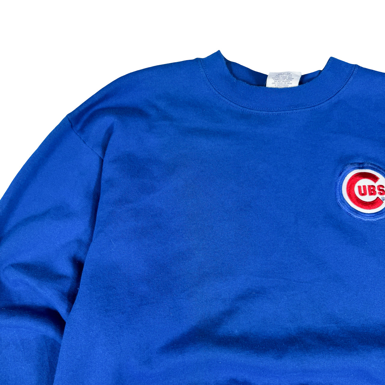 MLB Chicago Cubs Crewneck — 1990s Blue Heavyweight Sweatshirt XL