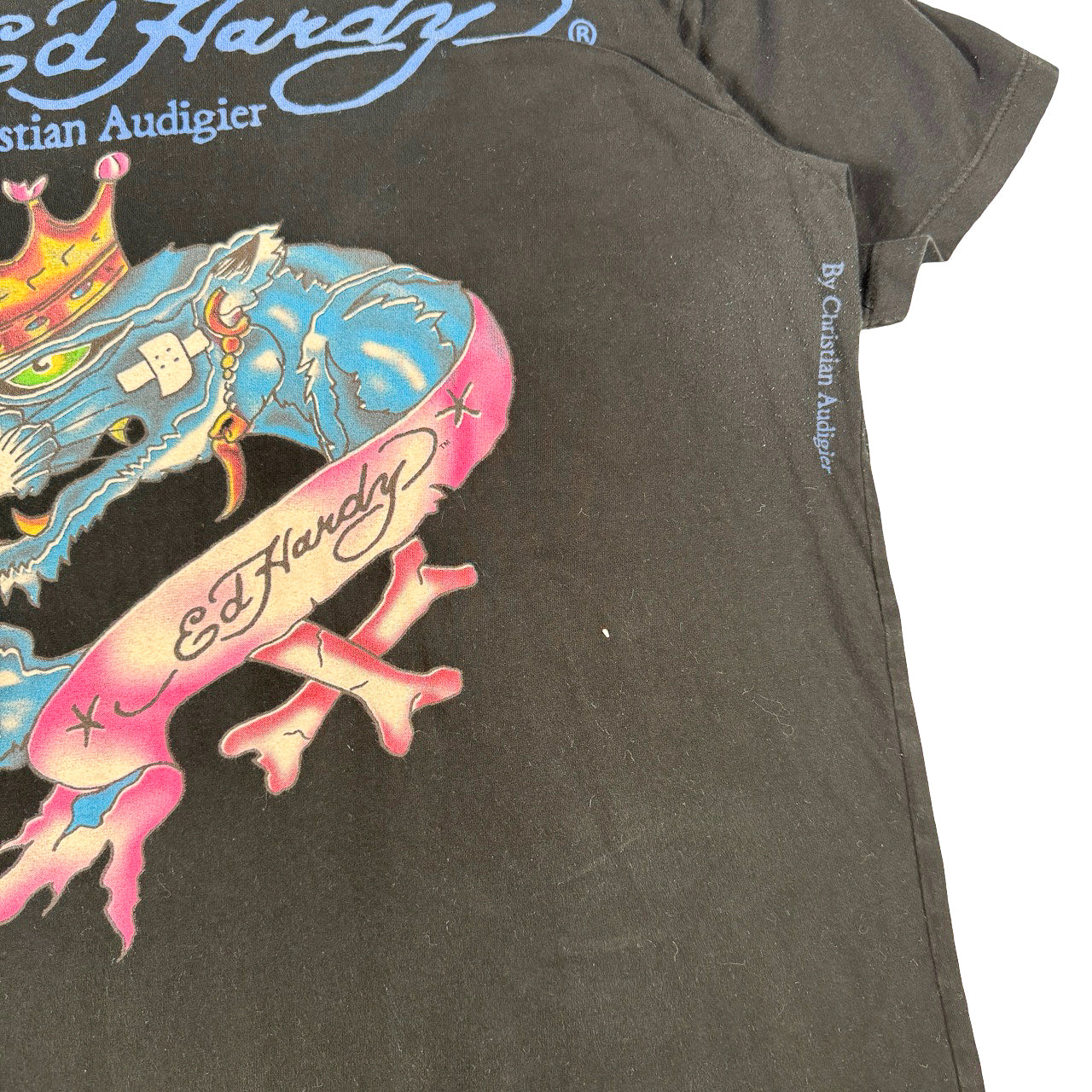 Christian Audigier Ed Hardy Black T-Shirt XL