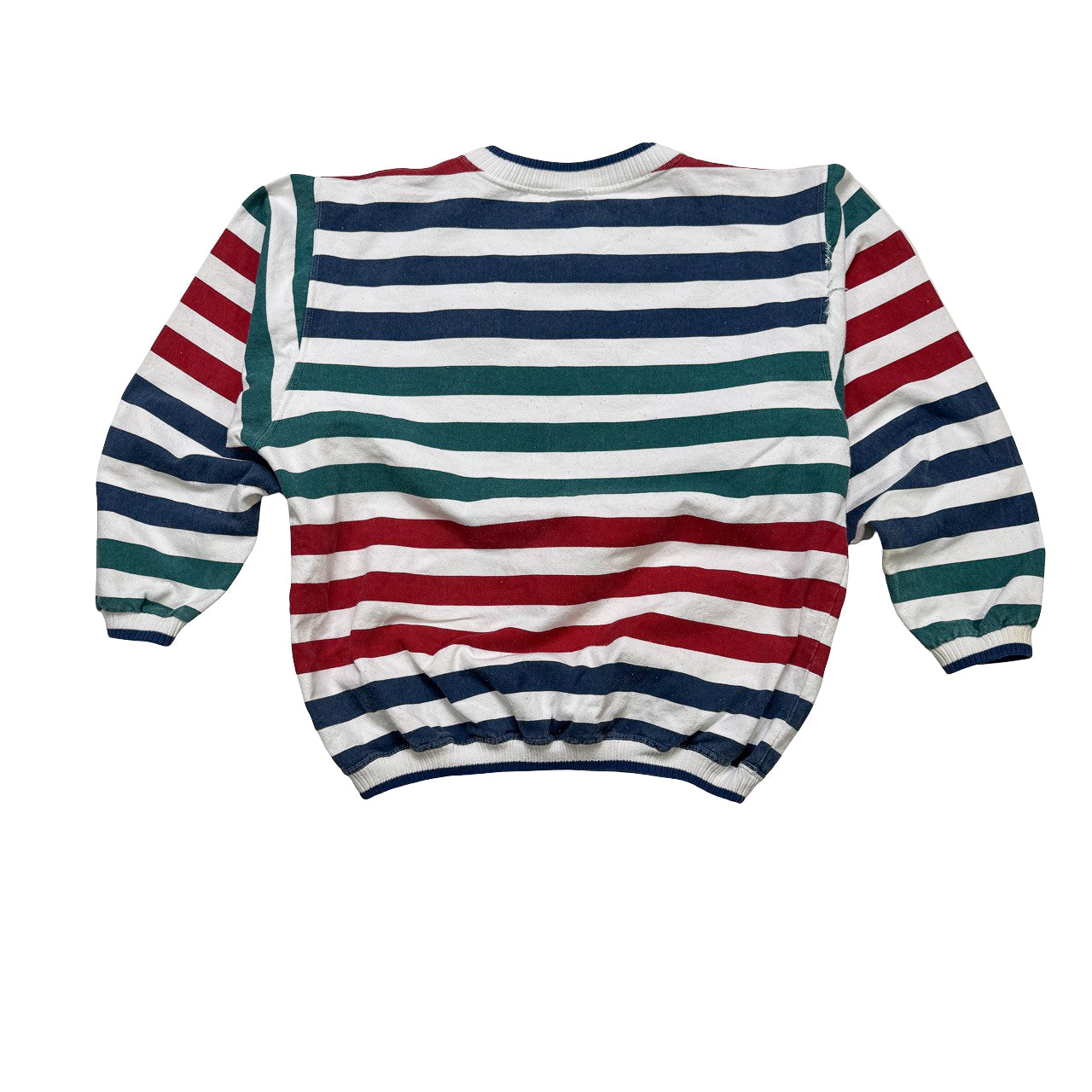 Vintage Disney Mickey Mouse Striped Crewneck