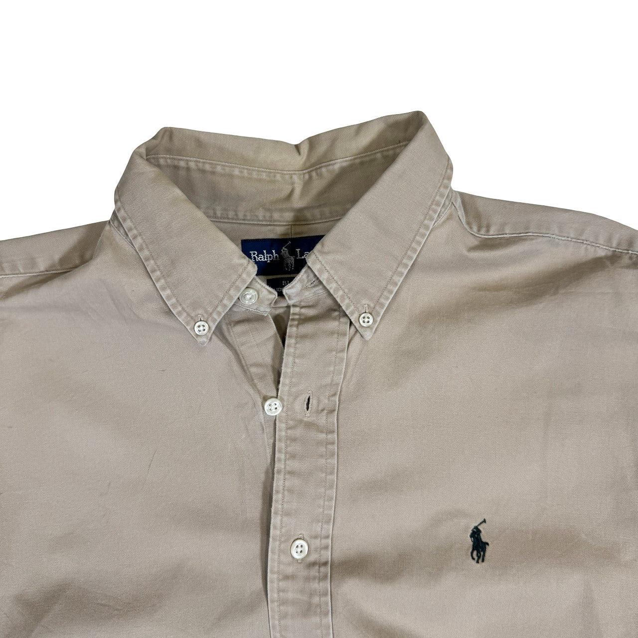 Polo Ralph Lauren Cream Button up Vintage Button Up L