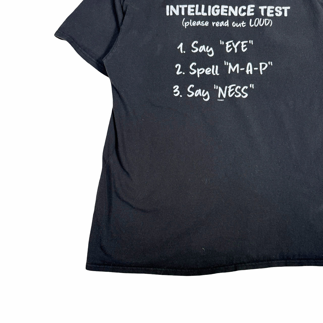 Intelligence Test Tee Vintage T-Shirt L
